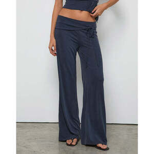 Motel Rocks Donata Trouser in Ocean Storm with Belt Size XXSXXS